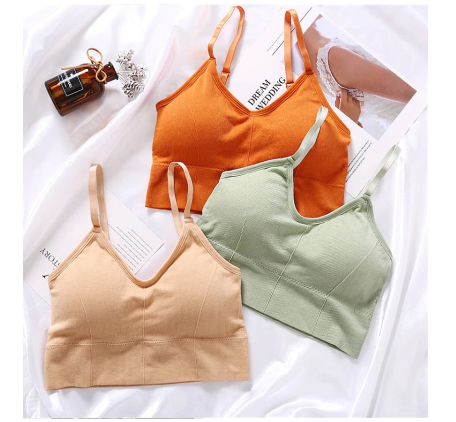 Women's Seamless Bralette with Removable Pads