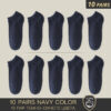 10 Pairs Navy Blue
