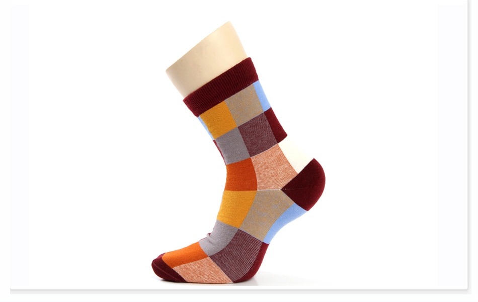 Men's Colorful Socks 5 Pairs Set